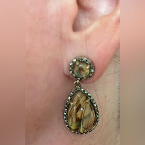 Anthropologie Abalone Earrings
